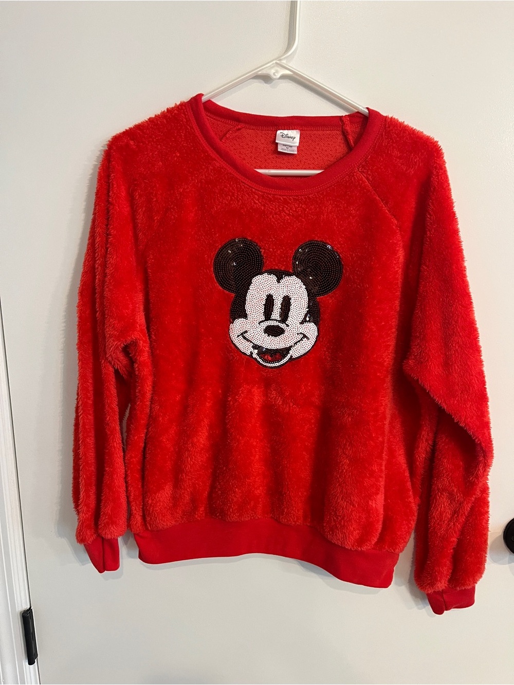 Women’s size medium Disney Sequin Mickey Mouse sweater